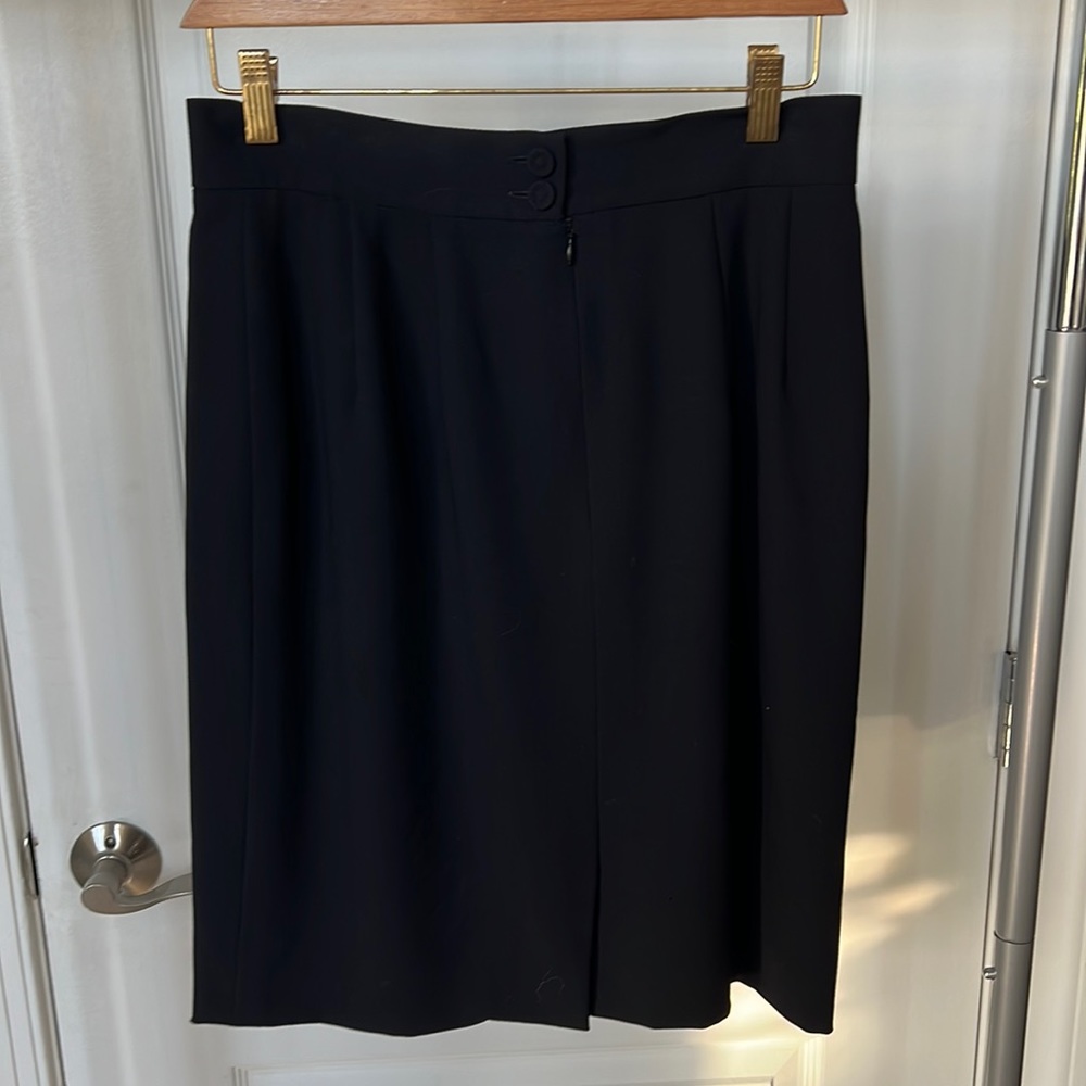 Dark navy pencil skirt